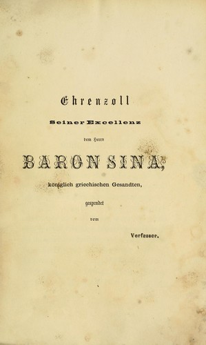 Der Kaufmann von Marseille, báró és bankár