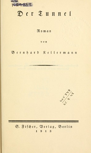 Der Tunnel, Roman