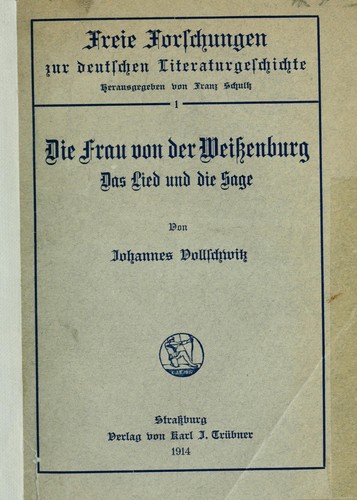 Die Frau von der Weissenburg