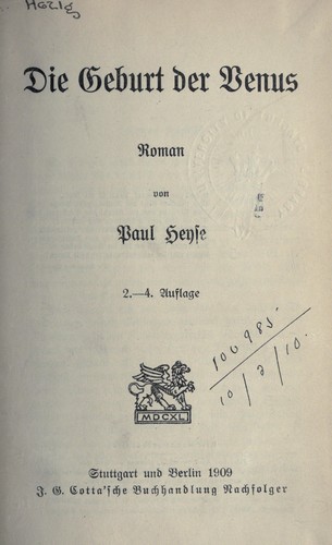 Die Geburt der Venus