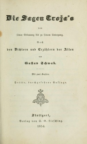 Die schönsten Sagen des klassischen Altertums