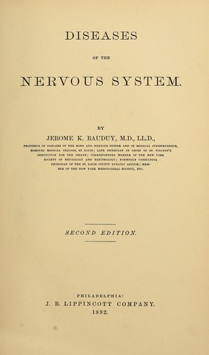 Diseases of the nervous system