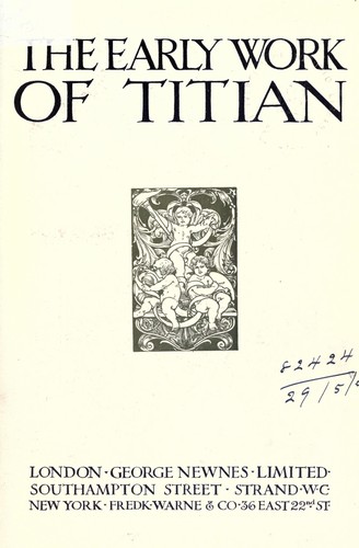 The early work of Titian