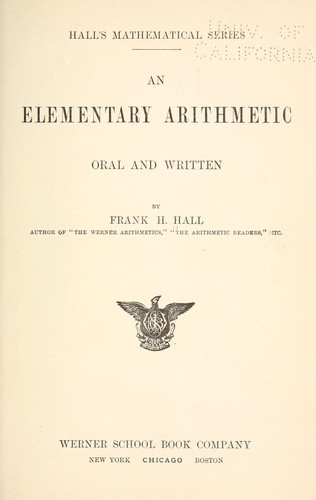 An elementary arithmetic, oral and written