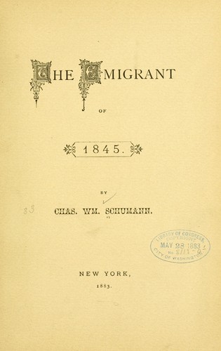 The emigrant of 1845