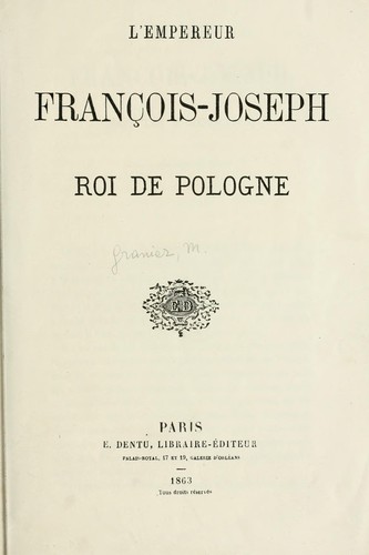 Empereur Francois-Joseph