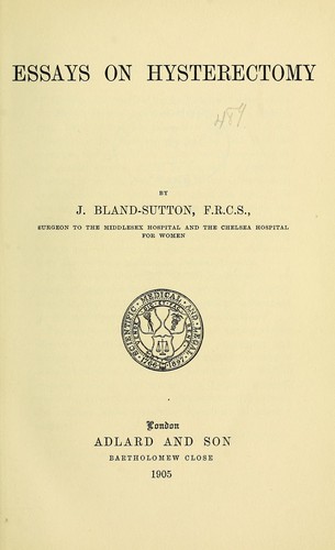 Essays on hysterectomy