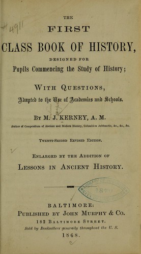 The first class book of history