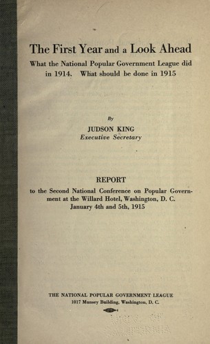 The first year and a look ahead
