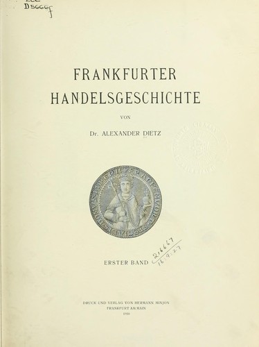 Frankfurter Handelsgeschichte