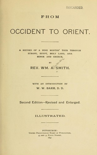 From Occident to Orient