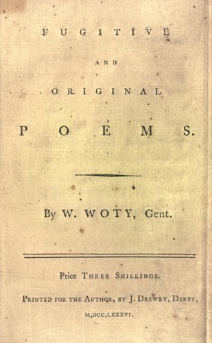 Fugitive and original poems