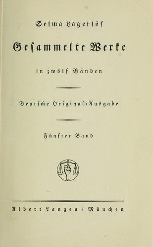 Gesammelte Werke, in zwölf Bänden