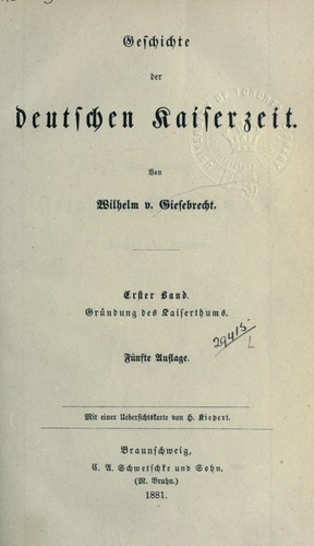 Geschichte der deutschen Kaiserzeit