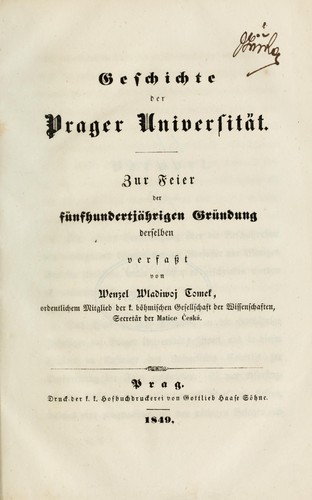 Geschichte der Prager Universität