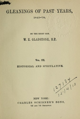 Gleanings of past years, 1843-78