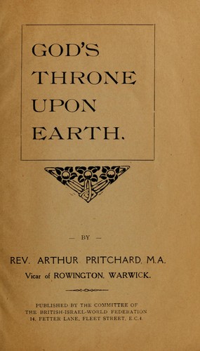 God's throne upon earth