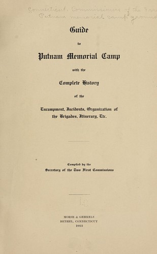 Guide to Putnam memorial camp