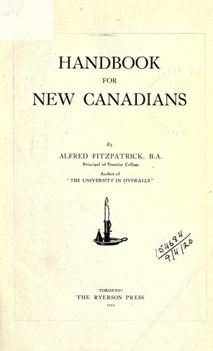 Handbook for new Canadians