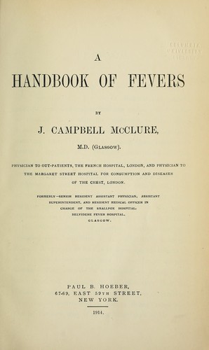 A handbook of fevers