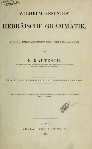 Hebraische Grammatik