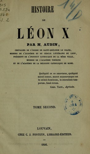 Histoire de Léon X