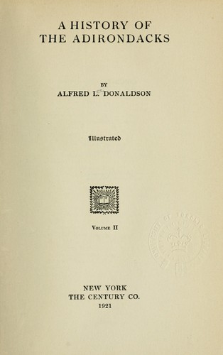 A history of the Adirondacks