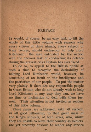 How to help Lord Kitchener