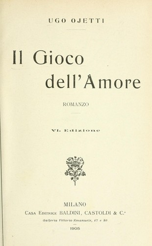 Il gioco dell'amore