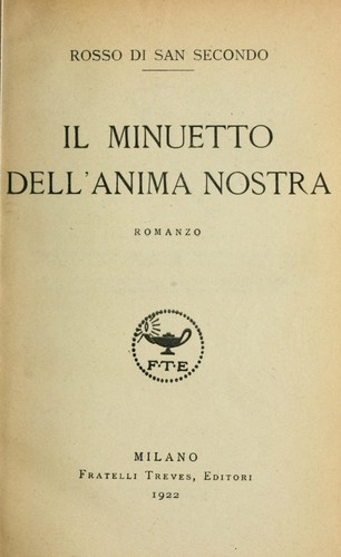 Il minueto dell'anima nostra