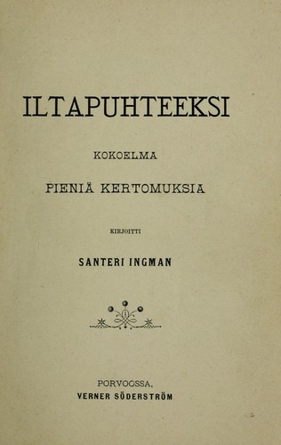 Iltapuhteeksi