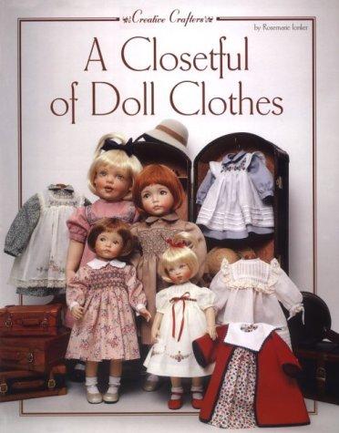 A closetful of doll clothes