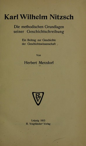 Karl Wilhelm Nitzsch