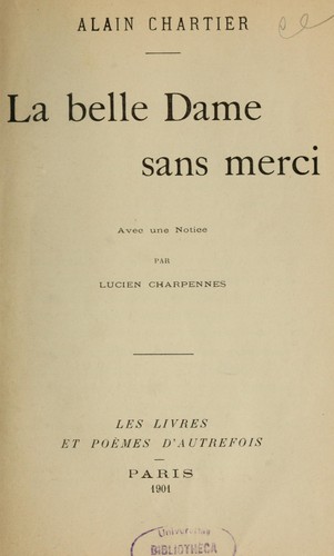 La belle dame sans merci