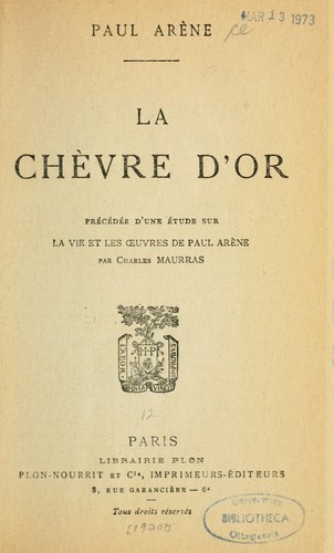 La chèvre d'or
