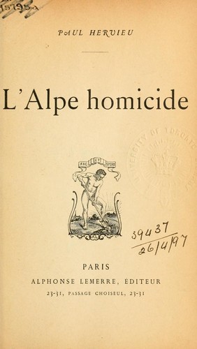 L'Alpe homicide