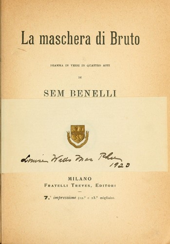 La maschera di Bruto