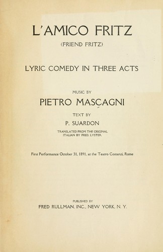 L'amico Fritz