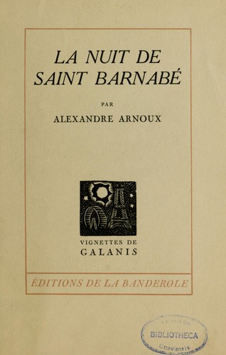 La nuit de Saint Barnabé