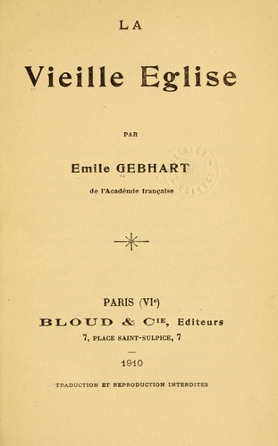 La vieille eglise