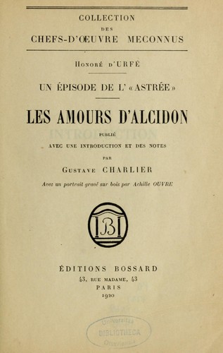Les Amours d'Alcidon