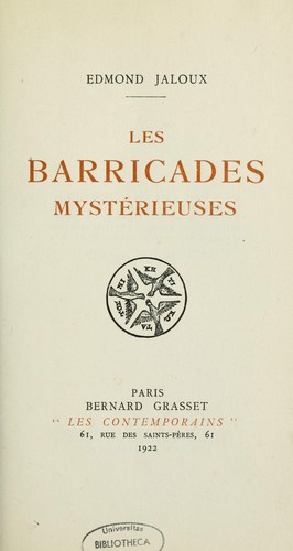 Les barricades mystérieuses