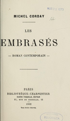 Les embrasés