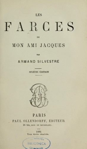 Les farces de mon ami Jacques