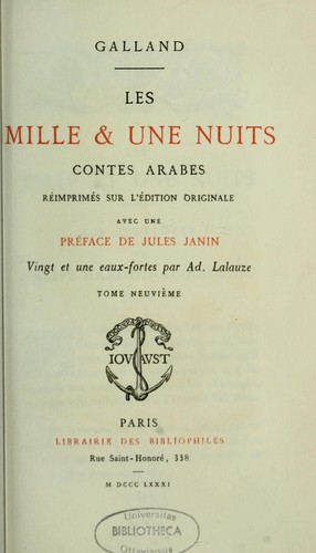 Les Mille & une nuits
