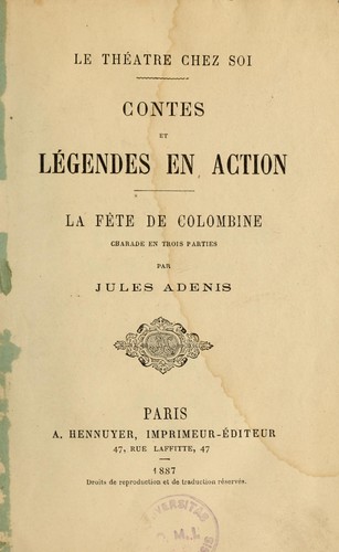 Le théâtre chez-soi