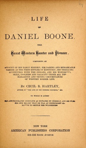 Life of Daniel Boone
