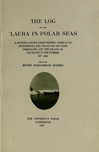 The log of the "Laura" in polar seas