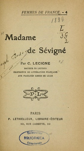 Madame de Sévigné