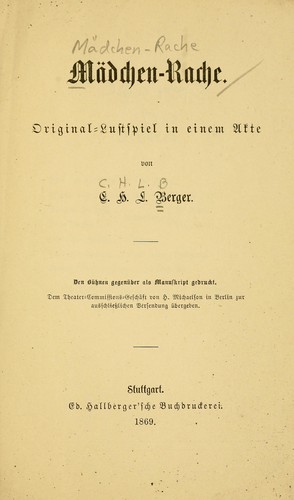 Mädchen-Rache